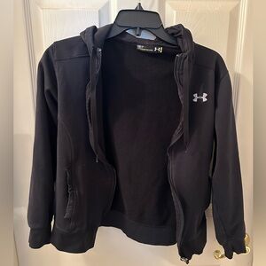 Black Under Armour Zip Up Jacket. Size Small Petite.
